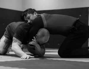 a demonstration of Submission Wrestling at Petherwick Jiu Jitsu